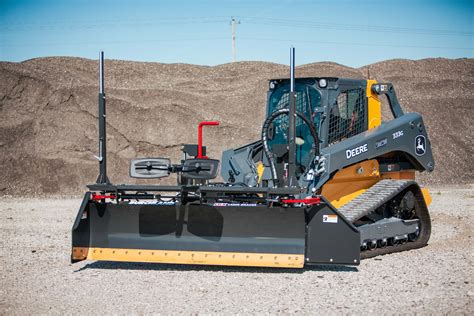 laser grading attachment for skid steer|burchland lgx laser grader.